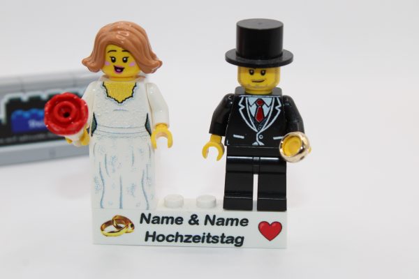 * Brautpaar – Hochzeitsfiguren – personalisiert – Braut Bräutigam – Verlobung – Hochzeitsgeschenk – Geschenkidee –