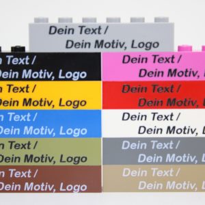 LEGO® Basic 1x6 Stein - personalisieren - Name oder Text - verschiedene Farben zur Auswahl