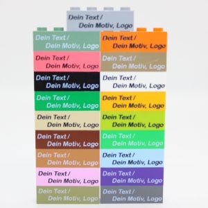 LEGO® Basic 1x4 Stein - personalisieren - Name oder Text - verschiedene Farben zur Auswahl