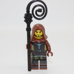 Lego ® 1x Ritter Figur - Mönch - Priester - Bewohner - braun