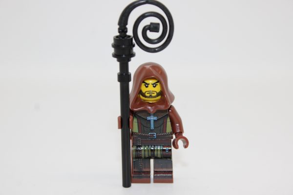 Lego ® 1x Ritter Figur - Mönch - Priester - Bewohner - braun