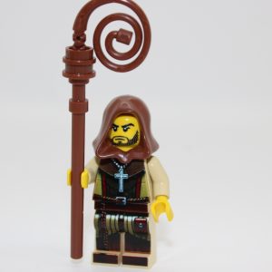 Lego ® 1x Ritter Figur - Mönch - Priester - Bewohner - beige