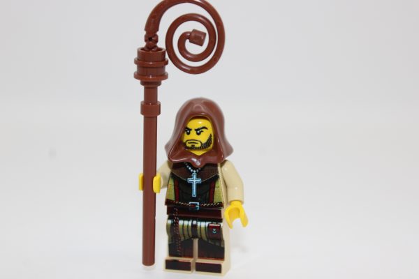 Lego ® 1x Ritter Figur - Mönch - Priester - Bewohner - beige