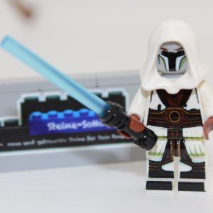 Lego (c) 1x Star Wars Figur - Jedi Knight Revan - white Revan - MOC Custom Druck