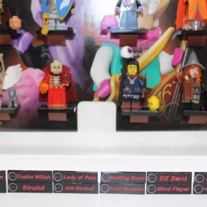 Lego ® Satz Fliesen Figurennamen d. Minifiguren Serie Dungeon Dragons - 71047