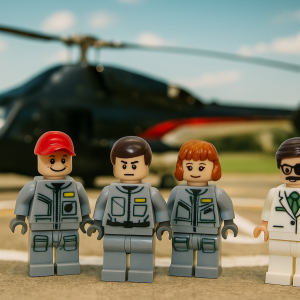 Lego ® 4x Airwulf / Luftwolf Figurenset - Hawke, Marella - Serien - MOC Custom Druck