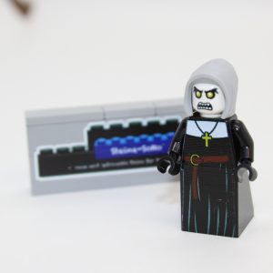 Lego (c) 1x Horror Figur - Horror Nonne - Nightmare - MOC Custom Druck
