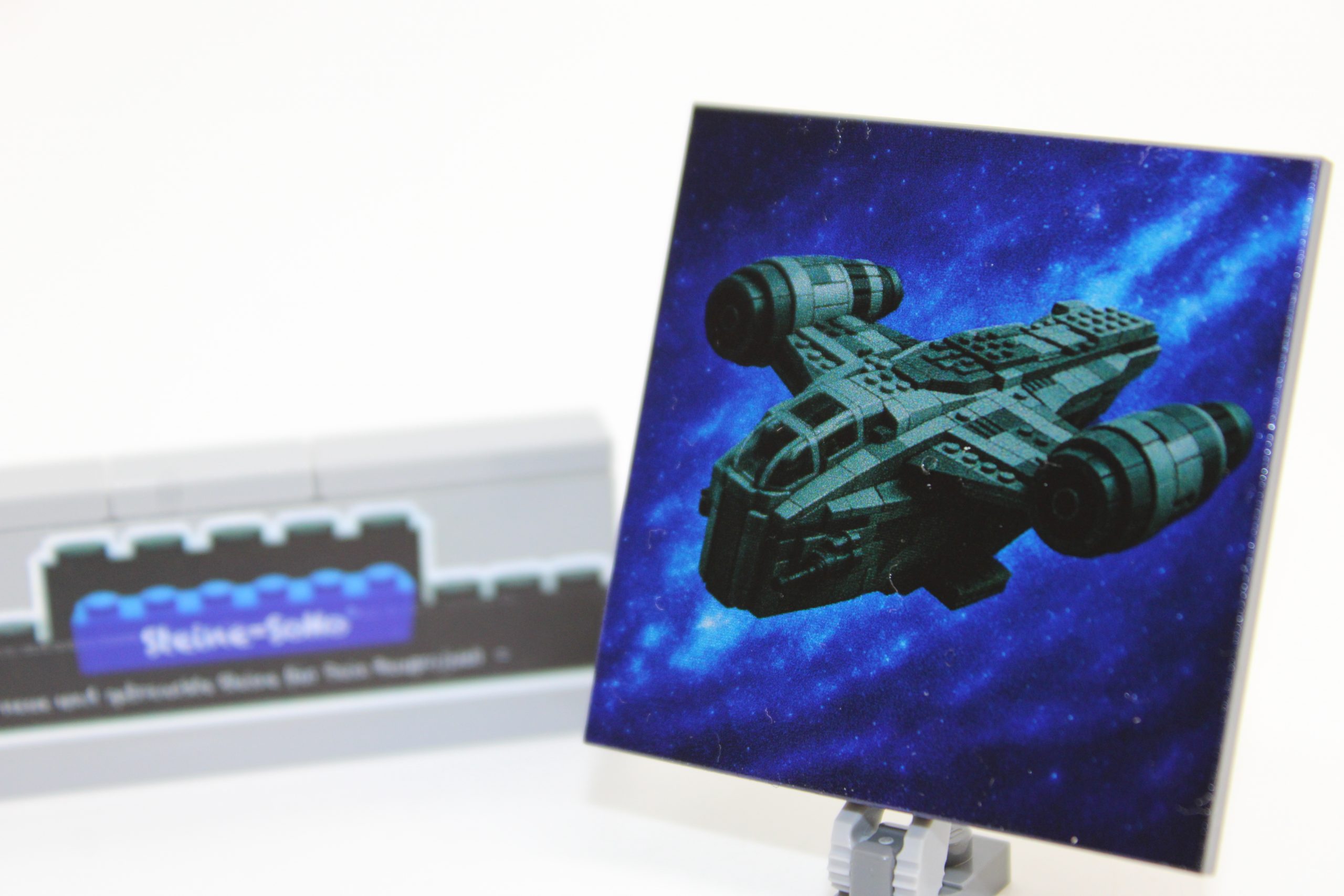 Lego ® Custom Druck - 1x SW Fliese 4x4 - Razor Crest - MOC