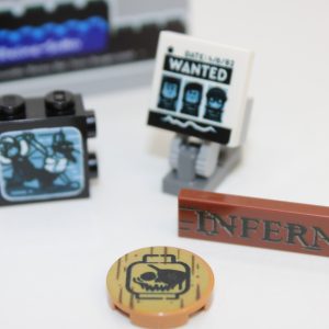 Lego ® Custom Druck - Upgrade Kit für GOONIES® Ideas Set® - 21363 - bedruckte Steine