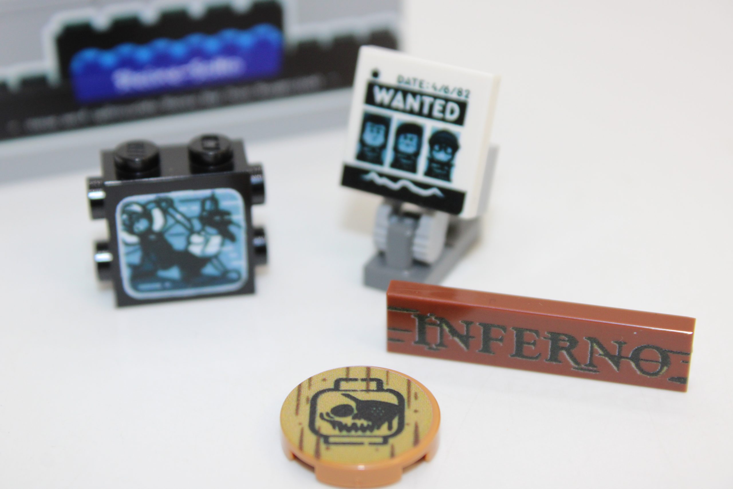 Lego ® Custom Druck - Upgrade Kit für GOONIES® Ideas Set® - 21363 - bedruckte Steine