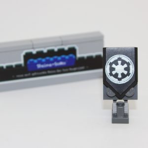 Lego ® Custom Druck - 1x SW Fraktion Logo GALACTIC EMPIRE auf Fliese - 2x3