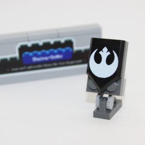 Lego ® Custom Druck - 1x SW Fraktion Logo REBEL ALLIANCE auf Fliese - 2x3