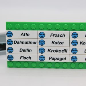 Lego ® Satz Fliesen Figurennamen d. Minifiguren Serie 28 - Tierkostüme - 71051