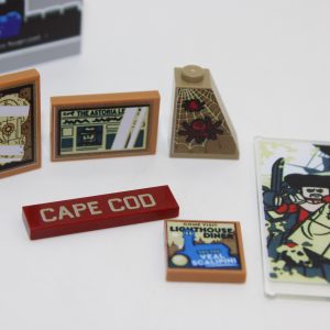 Lego ® Custom Druck - Upgrade Kit für GOONIES® Set Dachboden - 40773 - bedruckte Steine