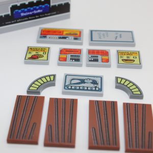 Lego ® Custom Druck - Upgrade Kit für Star Wars® Jabbas Segelbarke® - 75397 - bedruckte Steine