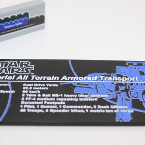 Lego ® Custom Druck - Upgrade Kit für Star Wars® UCS AT-AT™ - 75313 - bedruckte Fliese 8x16