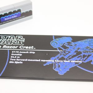 Lego ® Custom Druck - Upgrade Kit für Star Wars® Razor Crest™ - 75331 - bedruckte Fliese 8x16