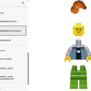 *LEGO® individuelle personalisierte – Minifigur – personalisiert – Geschenkidee – bedruckter Torso - eigene Figur