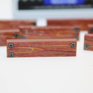Lego ® 10x Holzbrett - Holzbretter - 1x4 Fliese reddish braun