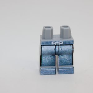 Lego ® 1x Hose Jogginghose - hellgrau - Bein bedruckt - custom druck