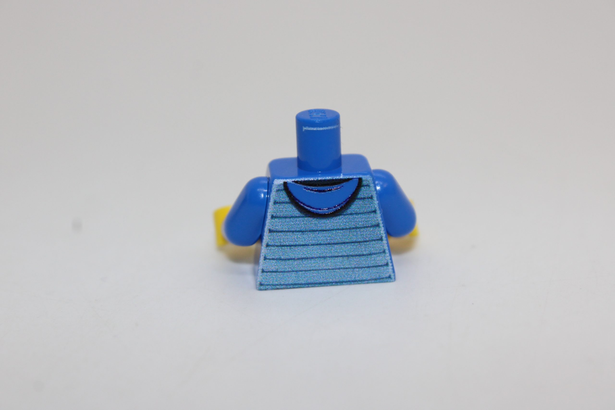 Lego ® 1x Torso Bomberjacke - blau- custom druck - Jacke mit Pullover – Bild 2