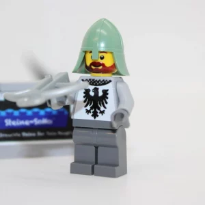 LEGO ® Ritter Figur - Ritter Armbrust - Adler - grau #1 - MOC Custom Druck