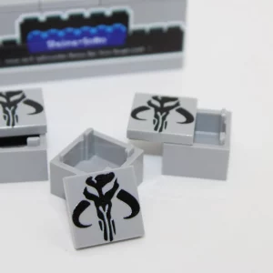 LEGO ® Custom Druck - 3x Mandalorianer Kisten - MOC Mythosaur - für Star Wars