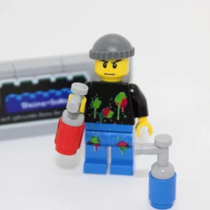 LEGO ® Graffiti Sprayer / Maler - Bewohner - MOC Custom Druck