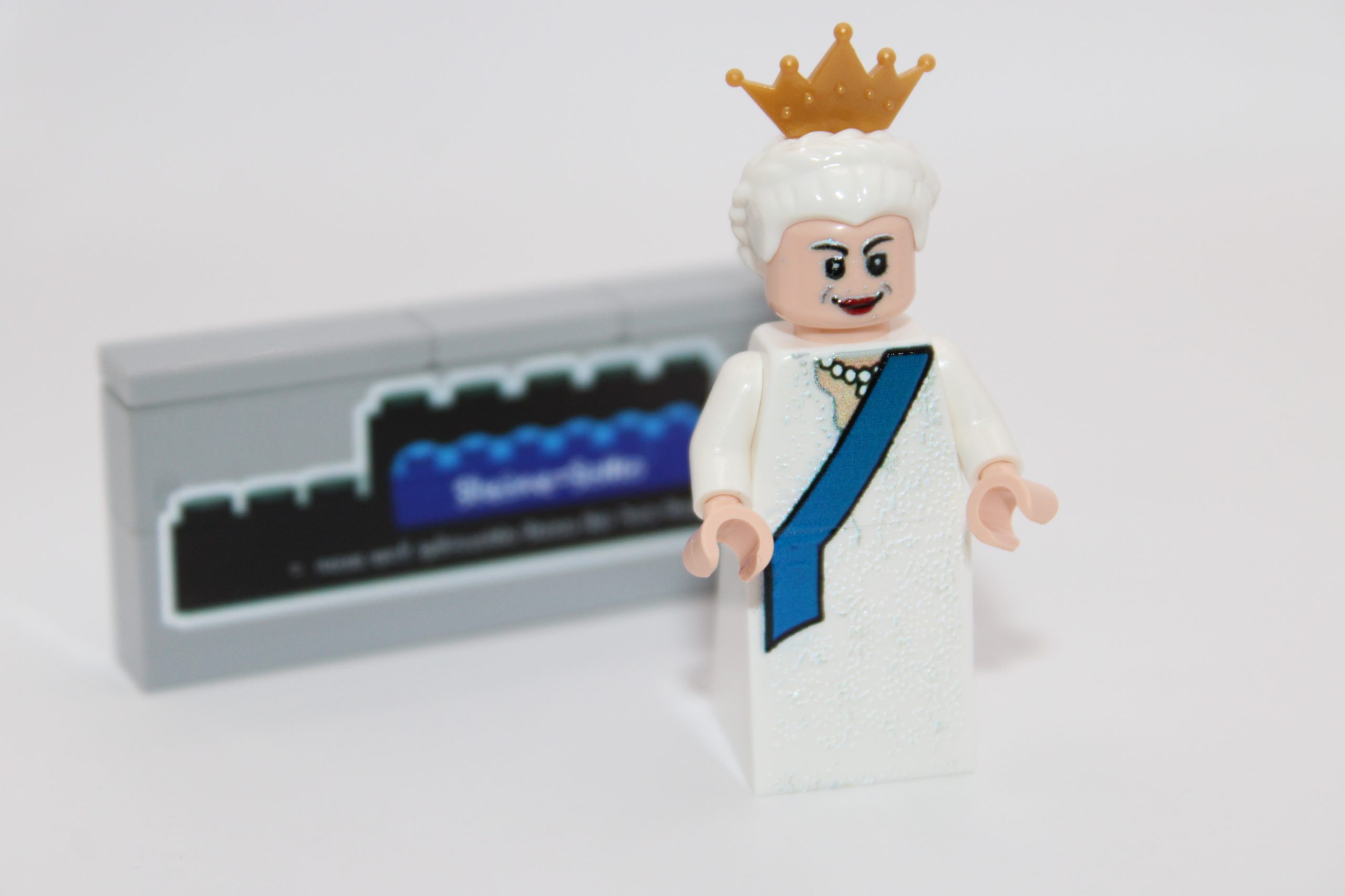 LEGO ® Historic Figuren - Queen of England - Königin - Custom Druck