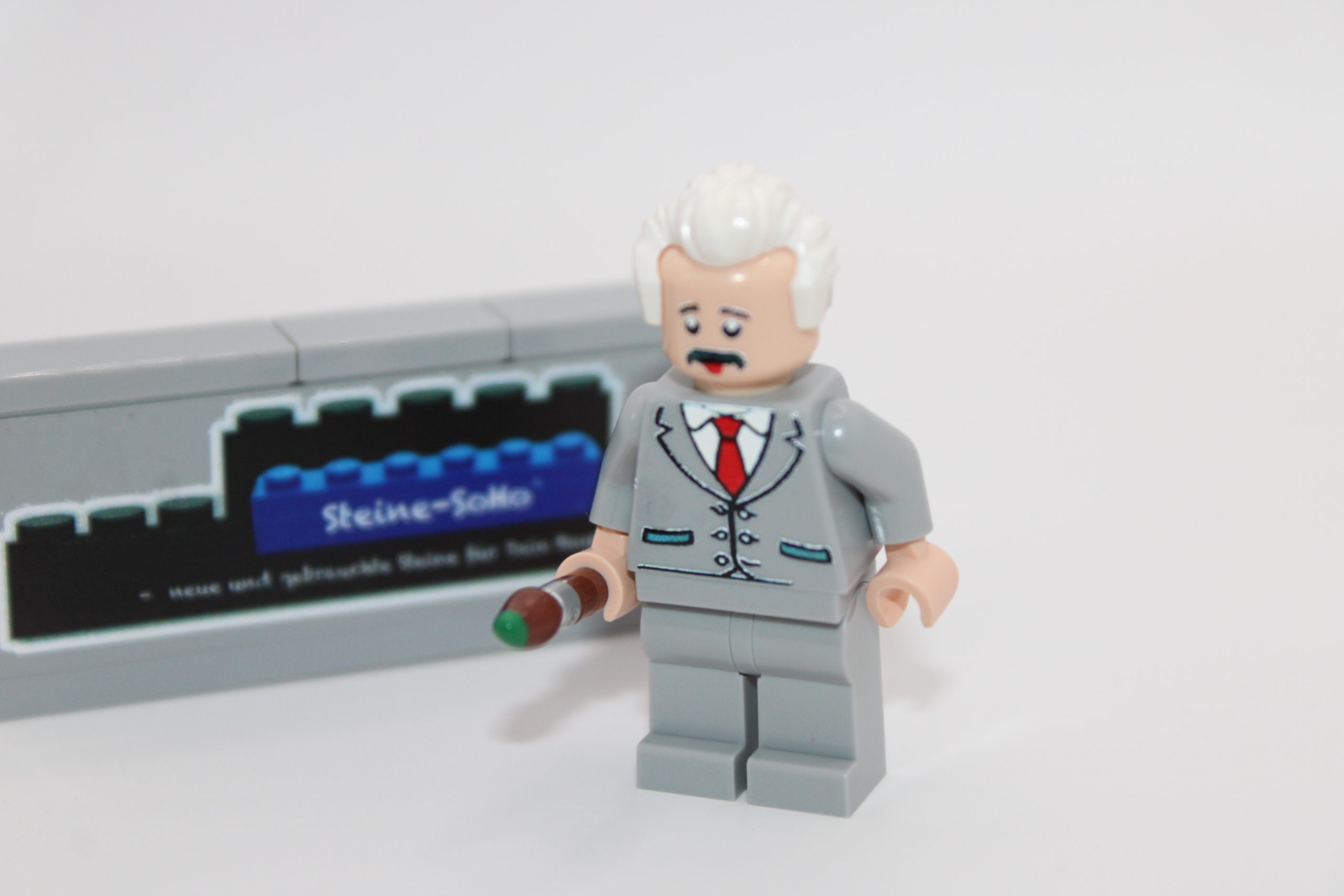 LEGO ® Historic Figuren - Albert Einstein - Physiker - Custom Druck