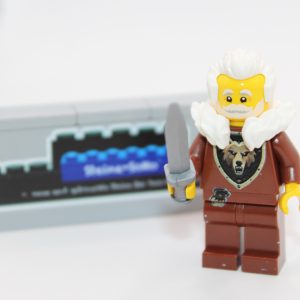 LEGO ® Ritter Figur - Bärenbande - Anführer Schwert - braun #1 - Custom Druck