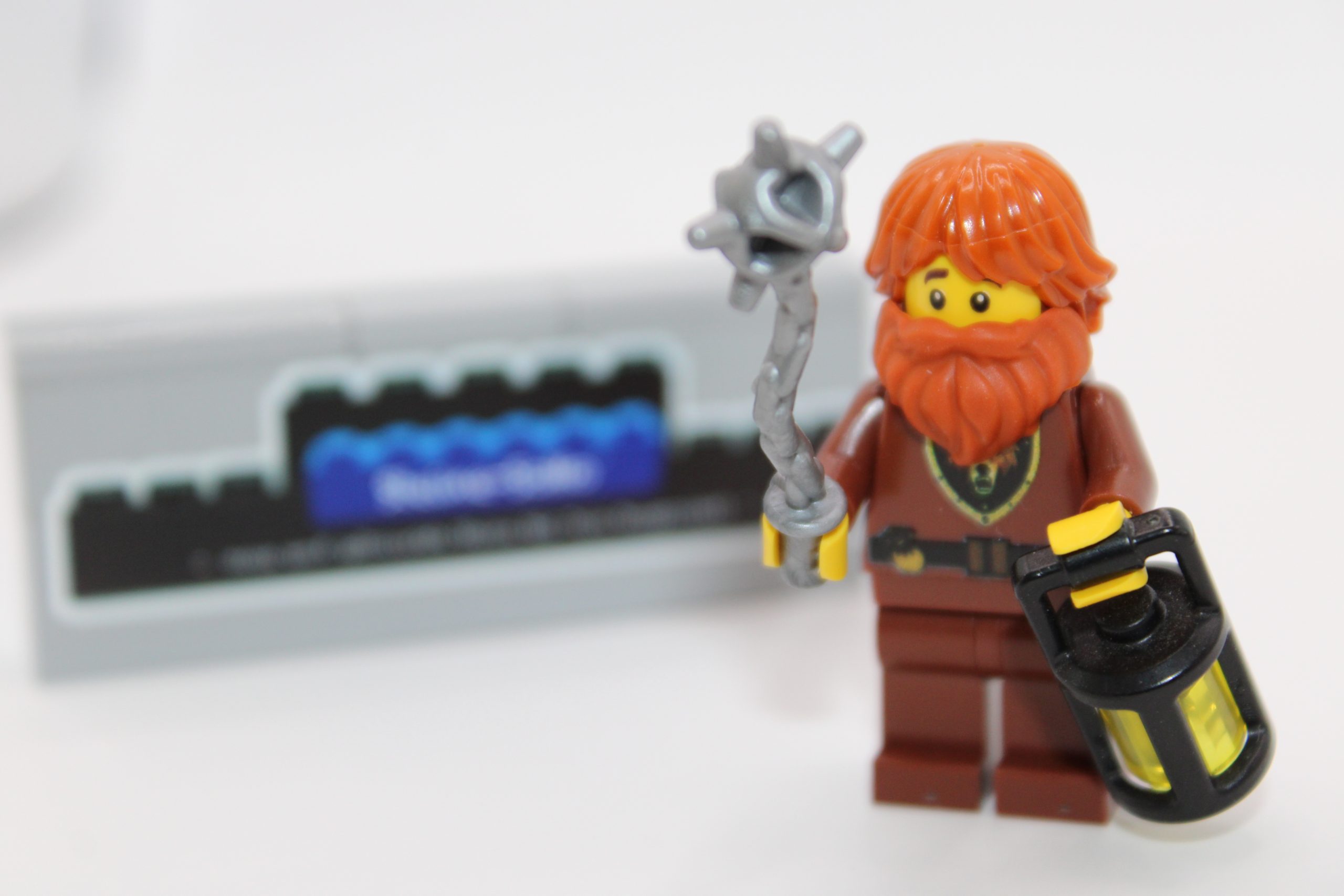 LEGO ® Ritter Figur - Bärenbande - Krieger Stern - braun #2 - Custom Druck