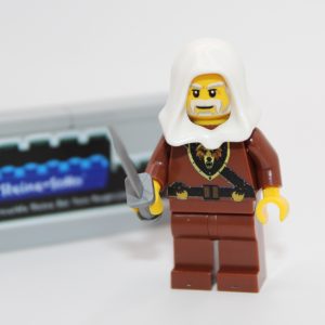 LEGO ® Ritter Figur - Bärenbande - Krieger Schwert - braun #4 - Custom Druck