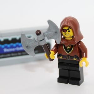 LEGO ® Ritter Figur - Bärenbande - Krieger Axt - braun #5 - Custom Druck