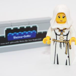 Lego ® 1x Ritter Figur - Nonne - Geistige - Bewohner - weiße Robe