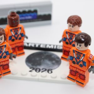 Artemis II Crew Figurenset - 4 Figuren inkl. Grundplatte - custom Druck