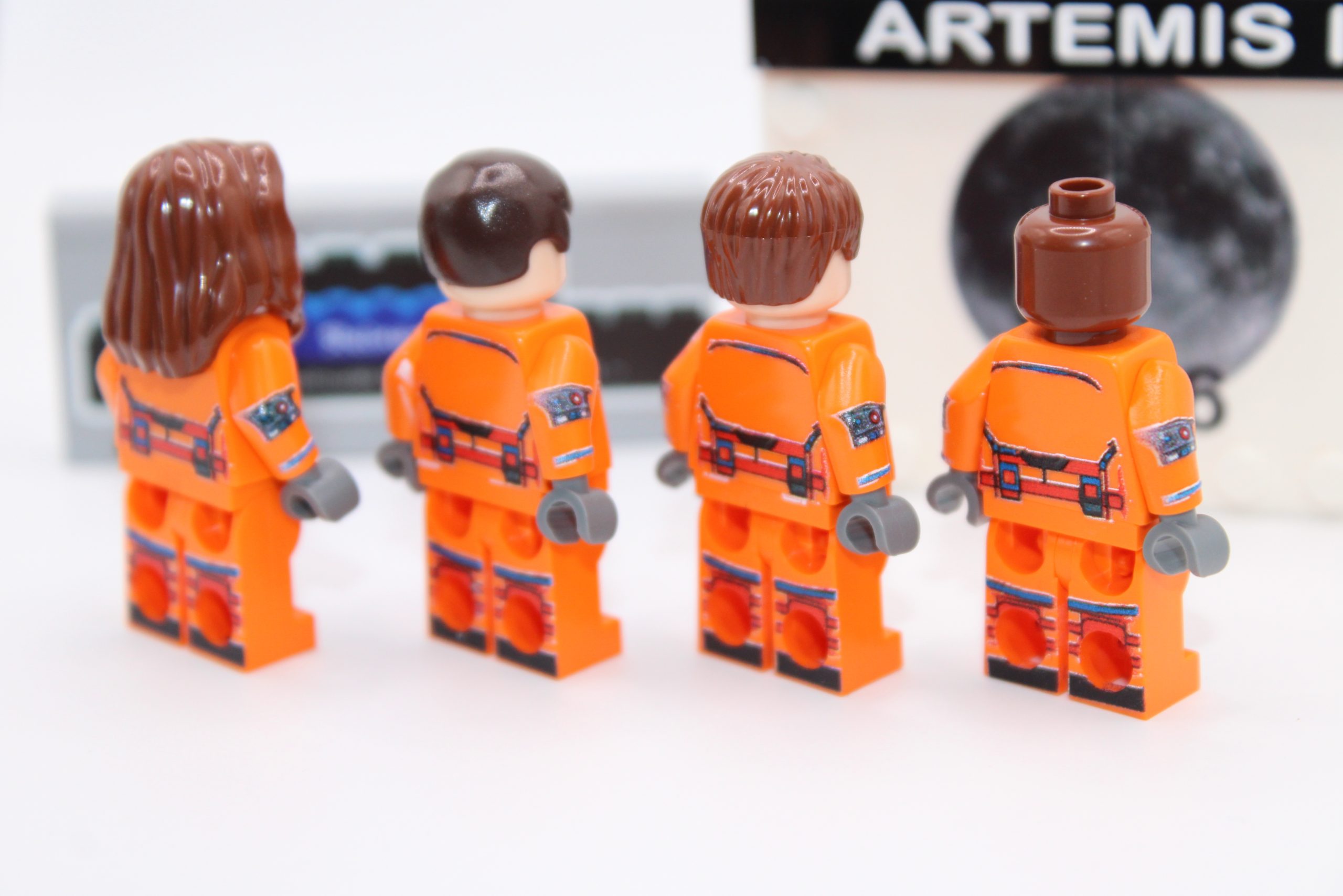 Artemis II Crew Figurenset - 4 Figuren inkl. Grundplatte - custom Druck – Bild 3