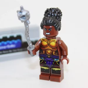 LEGO ® Hero Figur - Kämpferin m. Waffe - Barbarin - Custom Druck