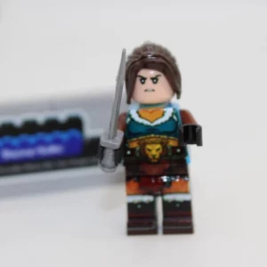 LEGO ® Hero Figur - Kriegerin m. Schwert - Barbarin - Custom Druck