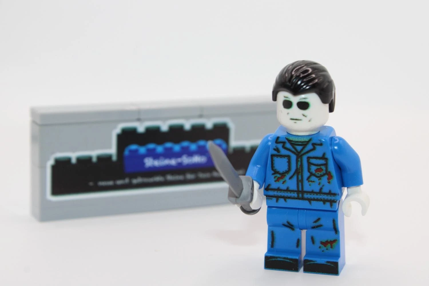 LEGO ® Horror Figur - lautloser Mörder / Killer - nightmare - Custom Druck