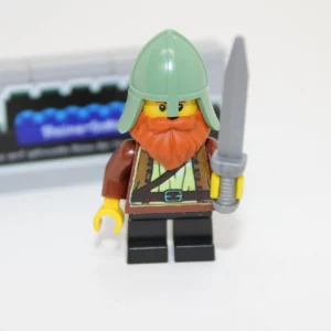 LEGO ®1x Ritter Figur - Zwerg #1 - Bewohner alter Zwerg - Custom Druck