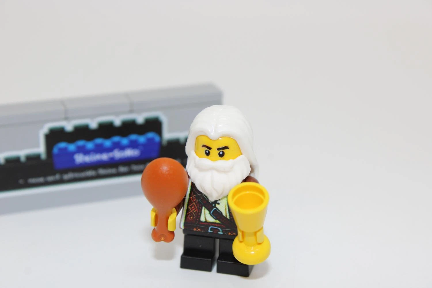 LEGO ®1x Ritter Figur - Zwerg #2 - Bewohner alter Zwerg - Custom Druck