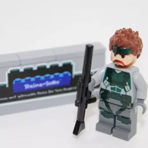 LEGO ® Solid Snake - Metal Gear - Figur - Gaming Figur - Custom Druck