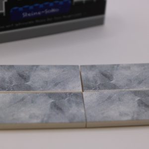 4x Bodenfliese - Fliese bedruckt Badfliese - Custom Druck - Feinsteinzeug gräulich - Motiv #3